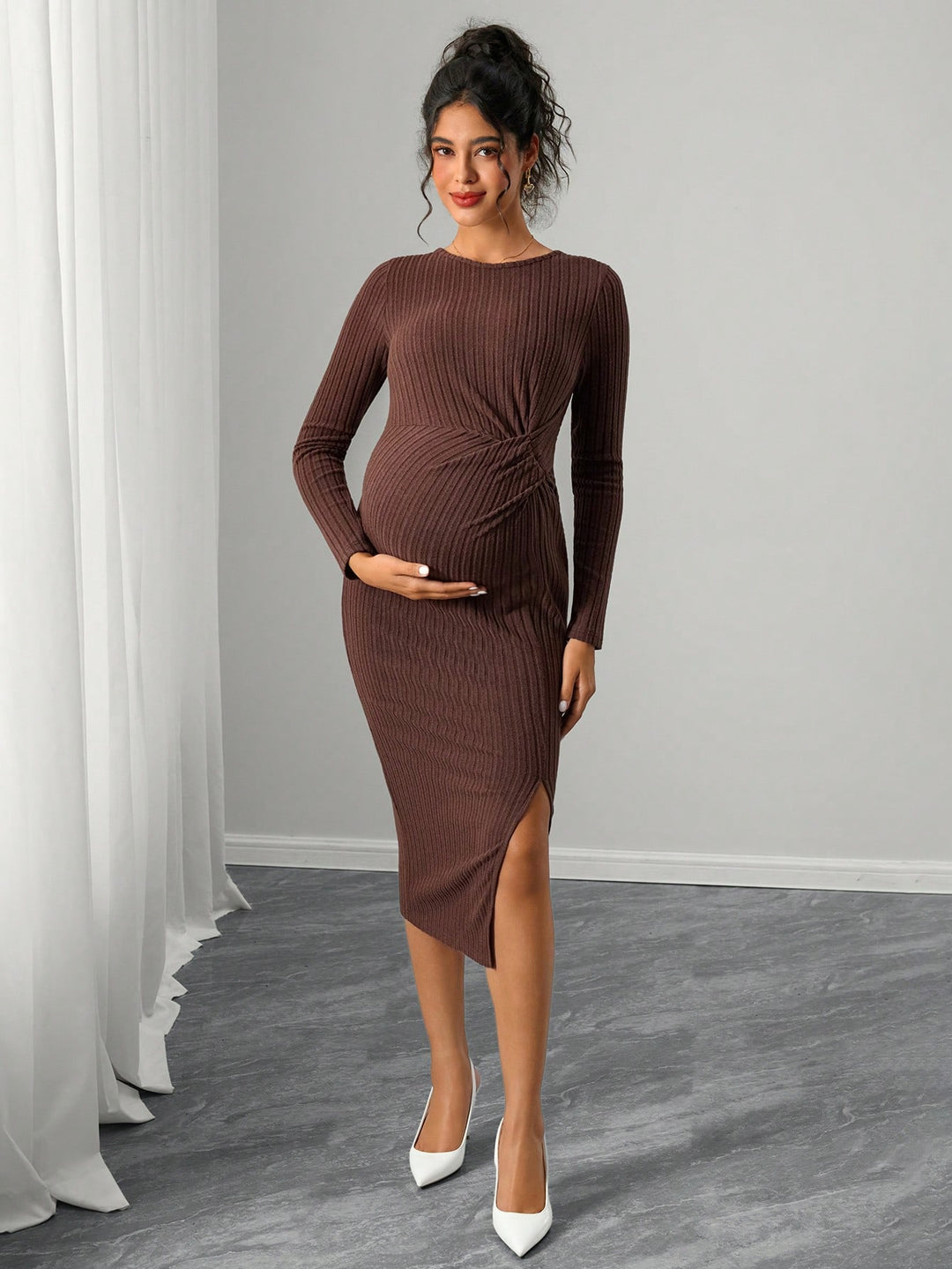 Rochie SHEIN, maro