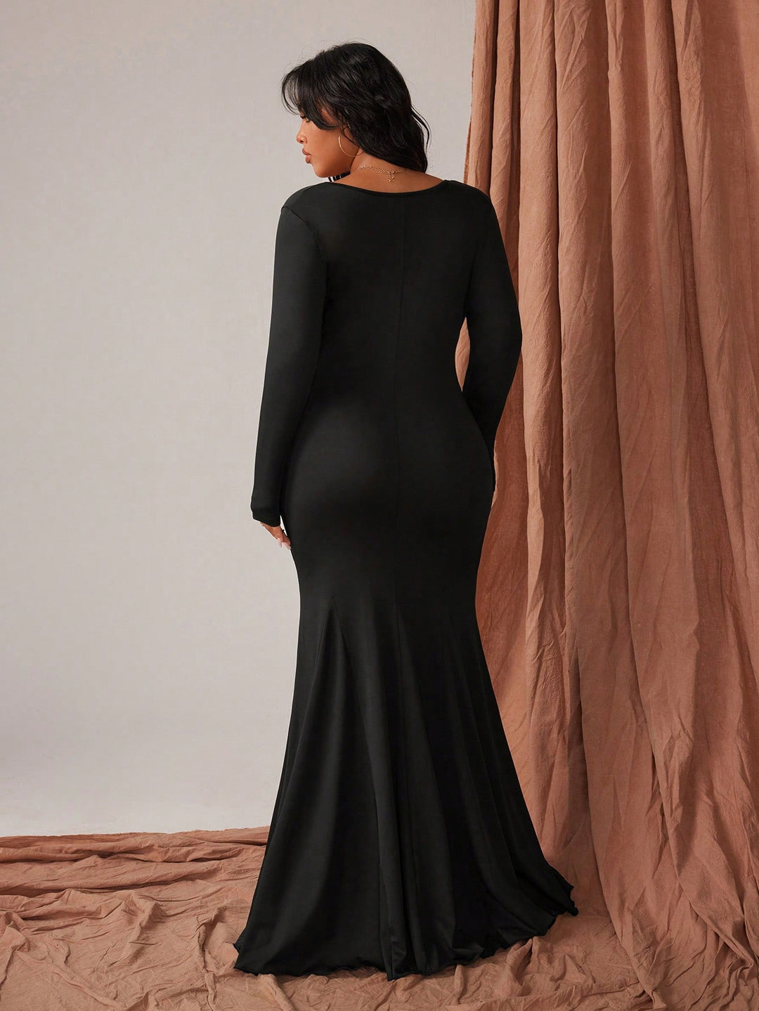 Rochie maxi SHEIN, negru