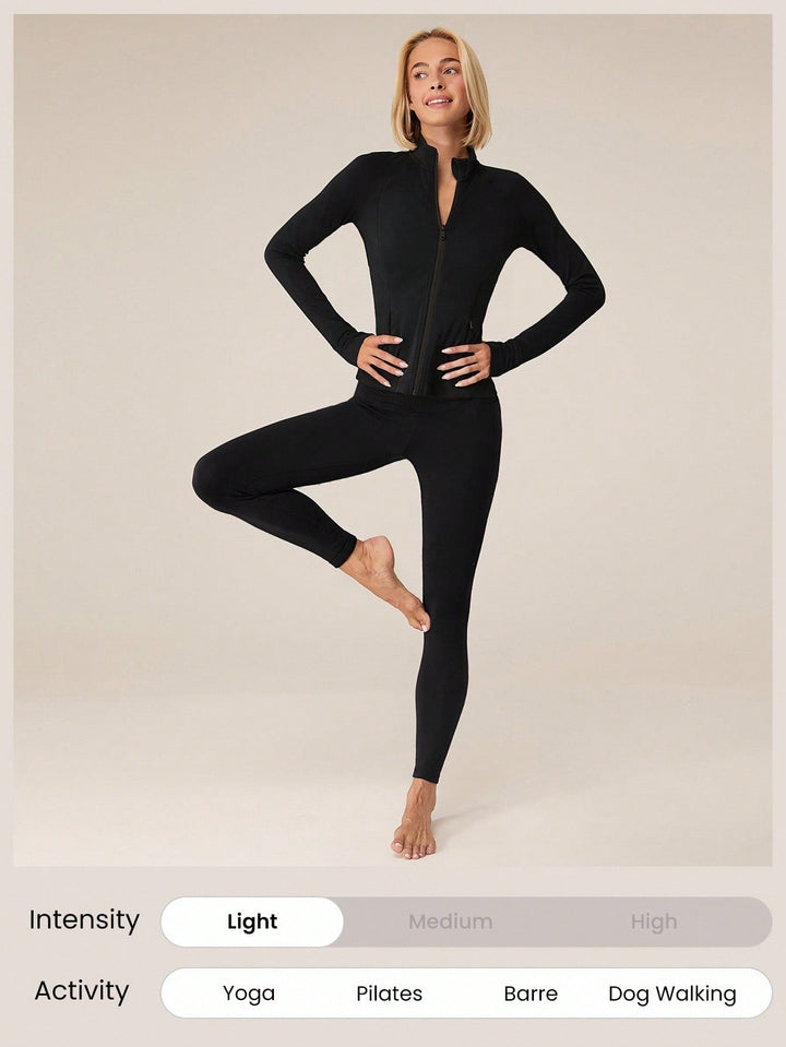 SHEIN Sport dzseki, fekete