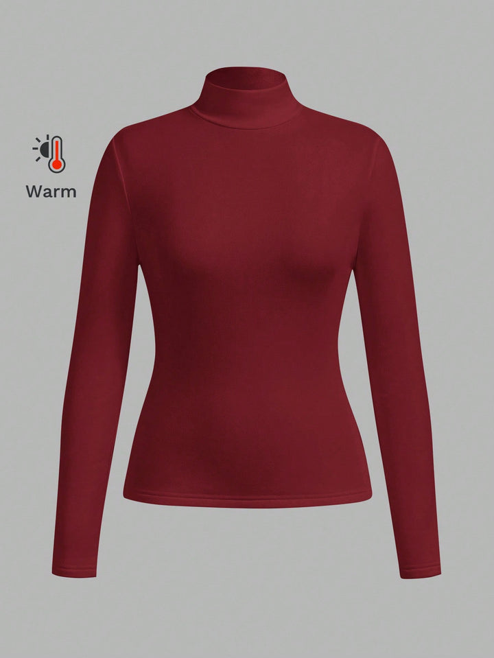 SHEIN póló, meggypiros