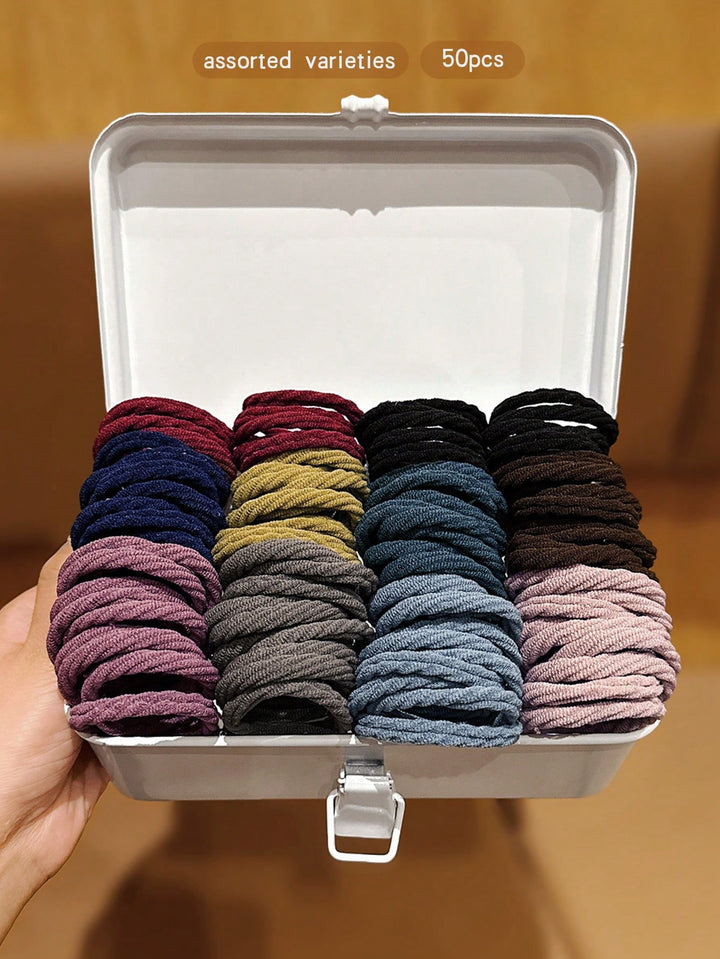 Set de elastice pentru păr SHEIN, mix culori