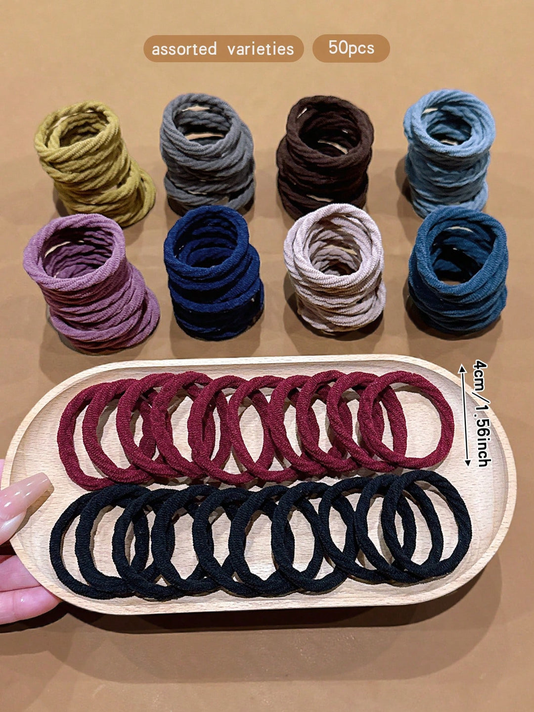 Set de elastice pentru păr SHEIN, mix culori