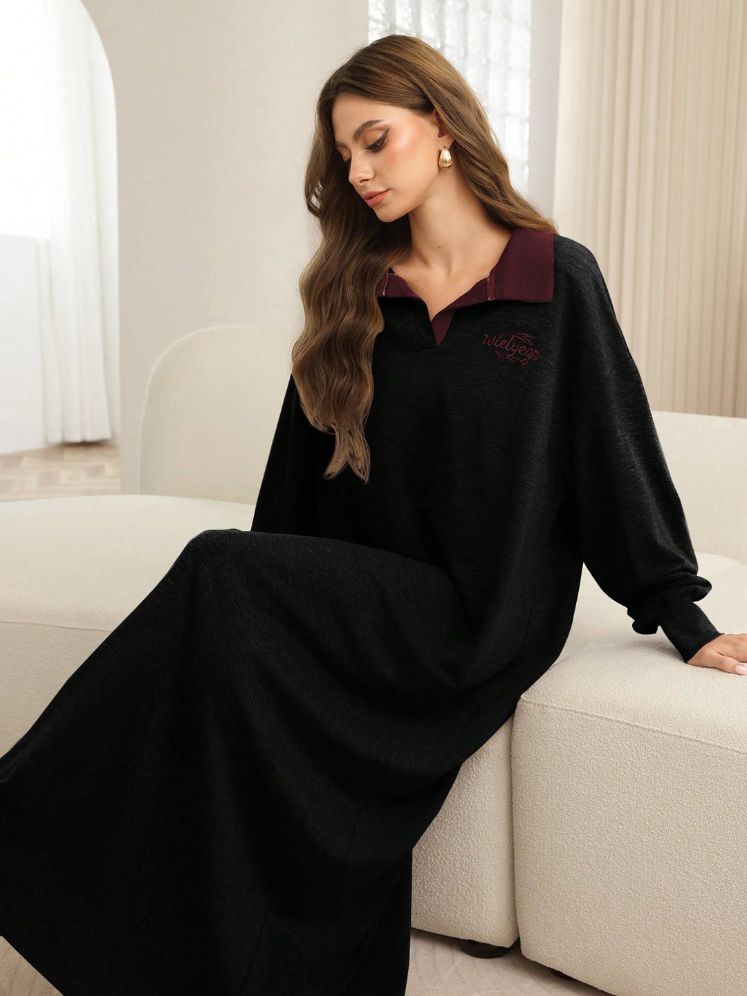 Rochie maxi SHEIN, negru