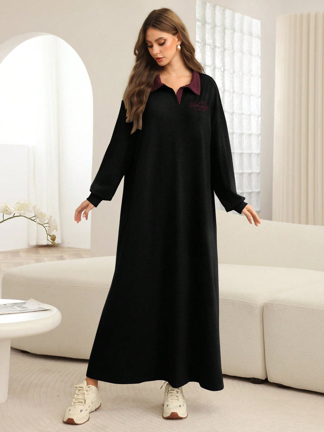 Rochie maxi SHEIN, negru