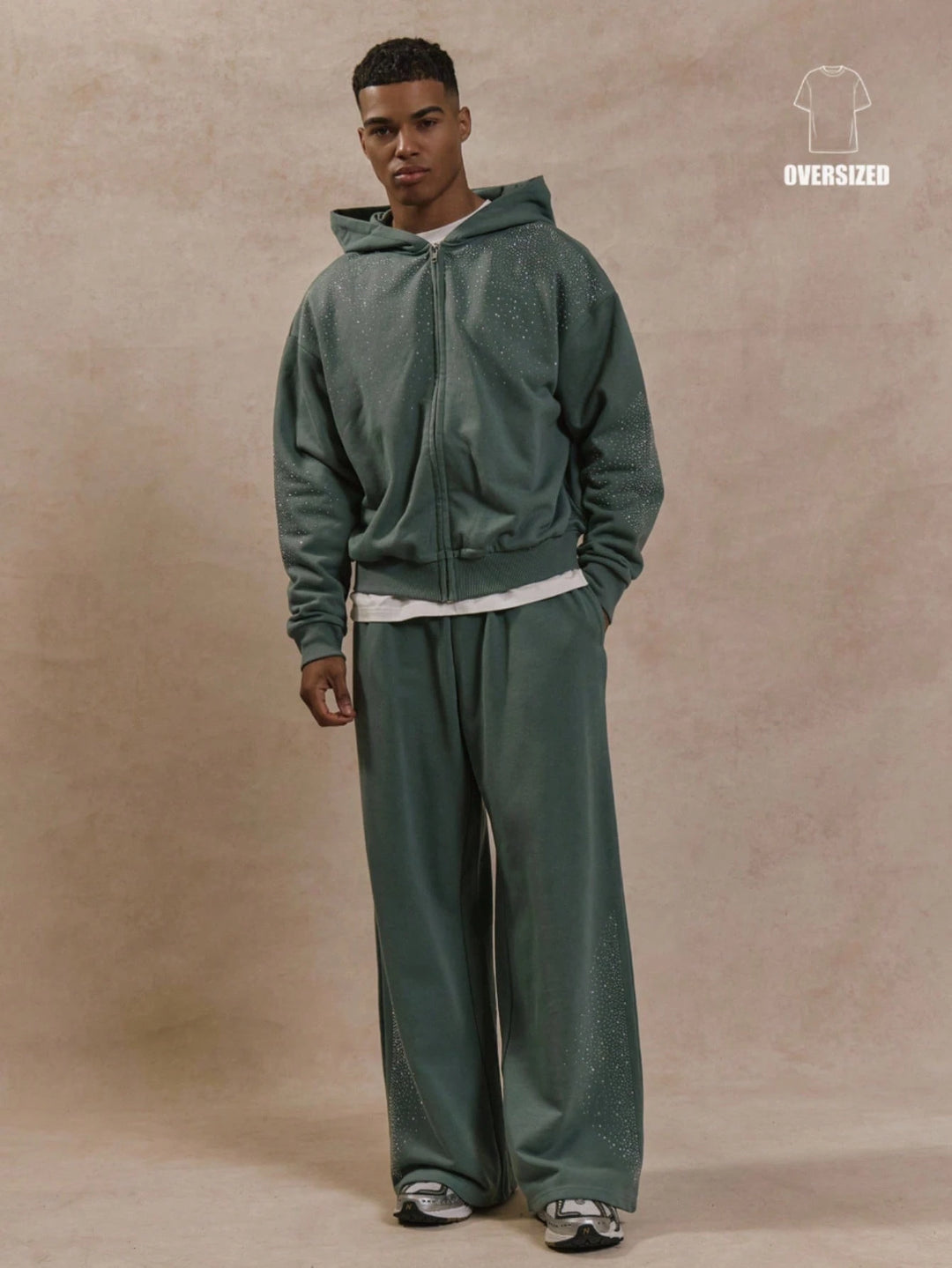 Pantaloni SHEIN, verde