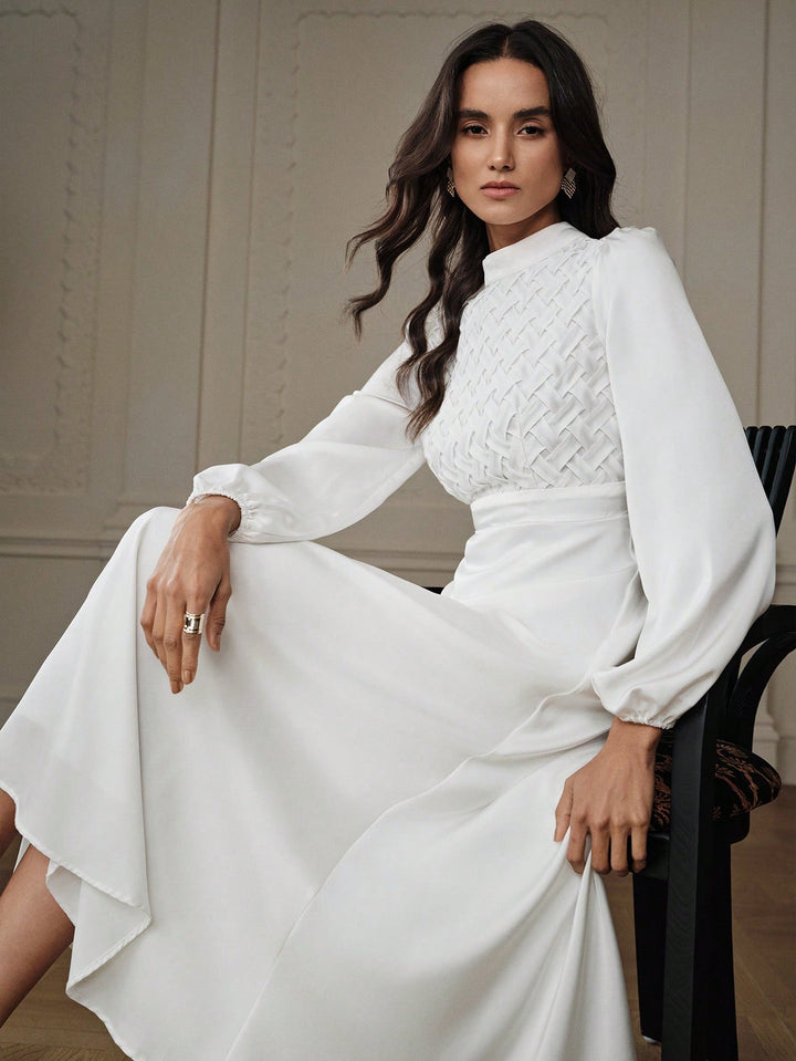 Rochie maxi SHEIN, alb