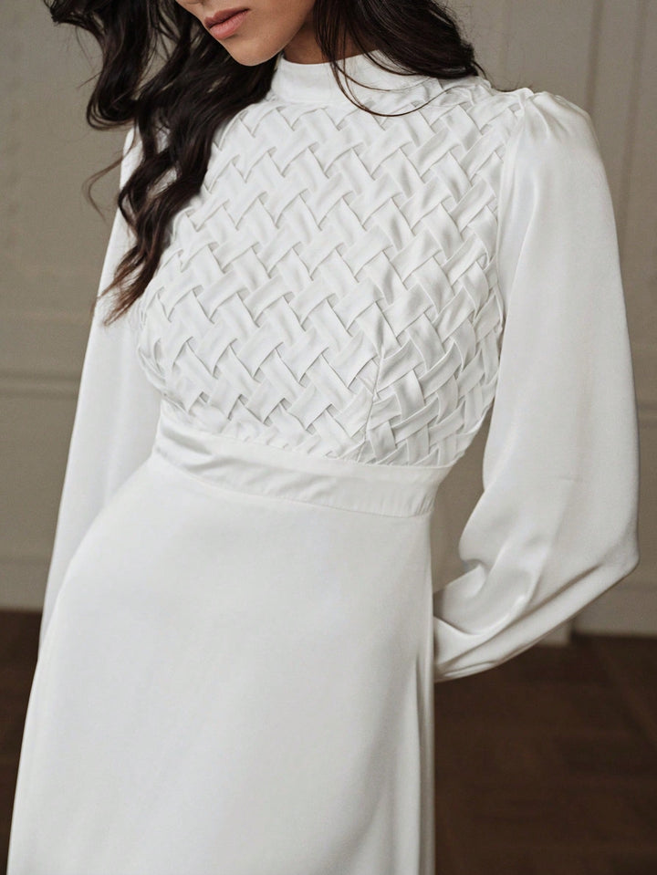Rochie maxi SHEIN, alb