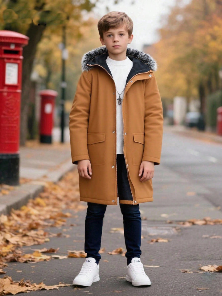 SHEIN kabát, khaki