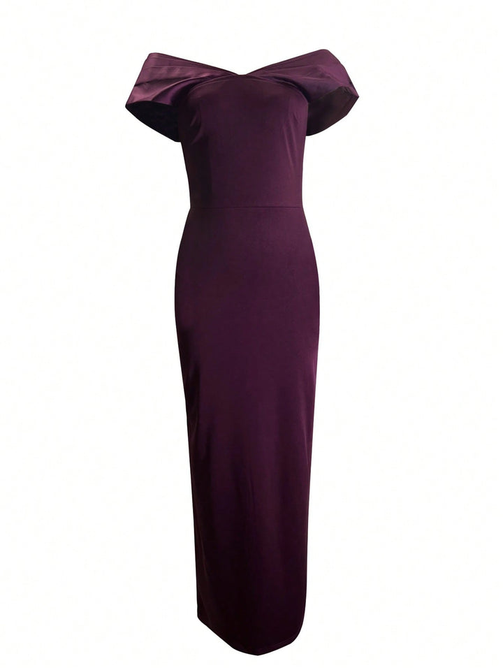 Rochie maxi SHEIN, vișiniu