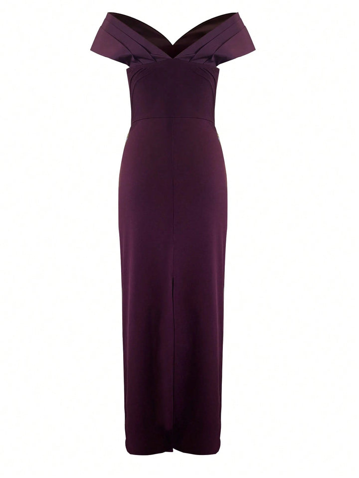 Rochie maxi SHEIN, vișiniu