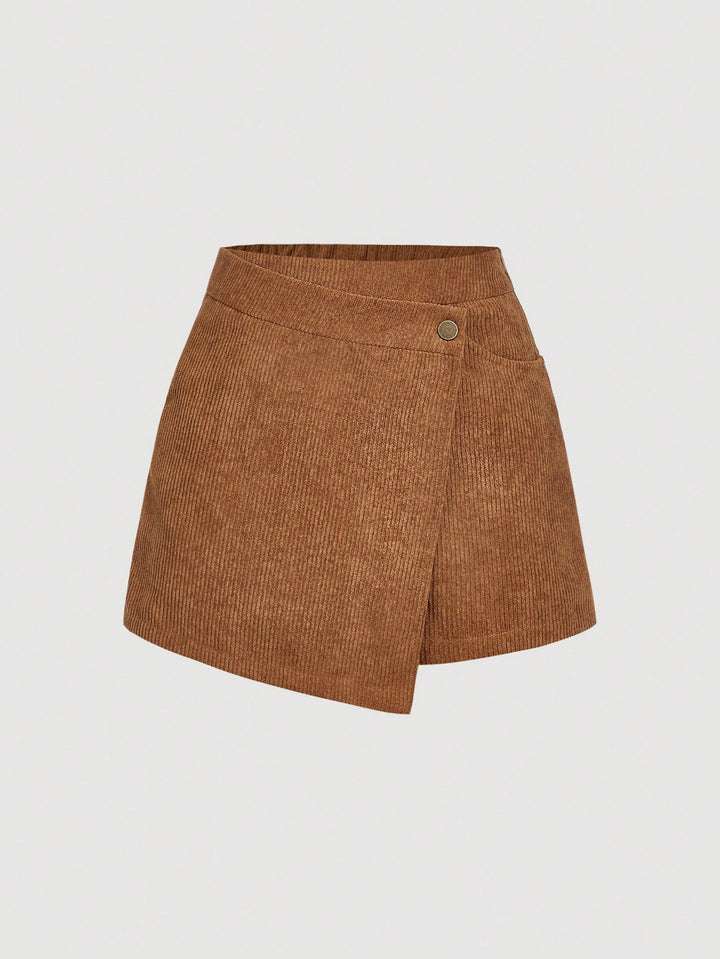 Pantaloni scurți SHEIN, maro