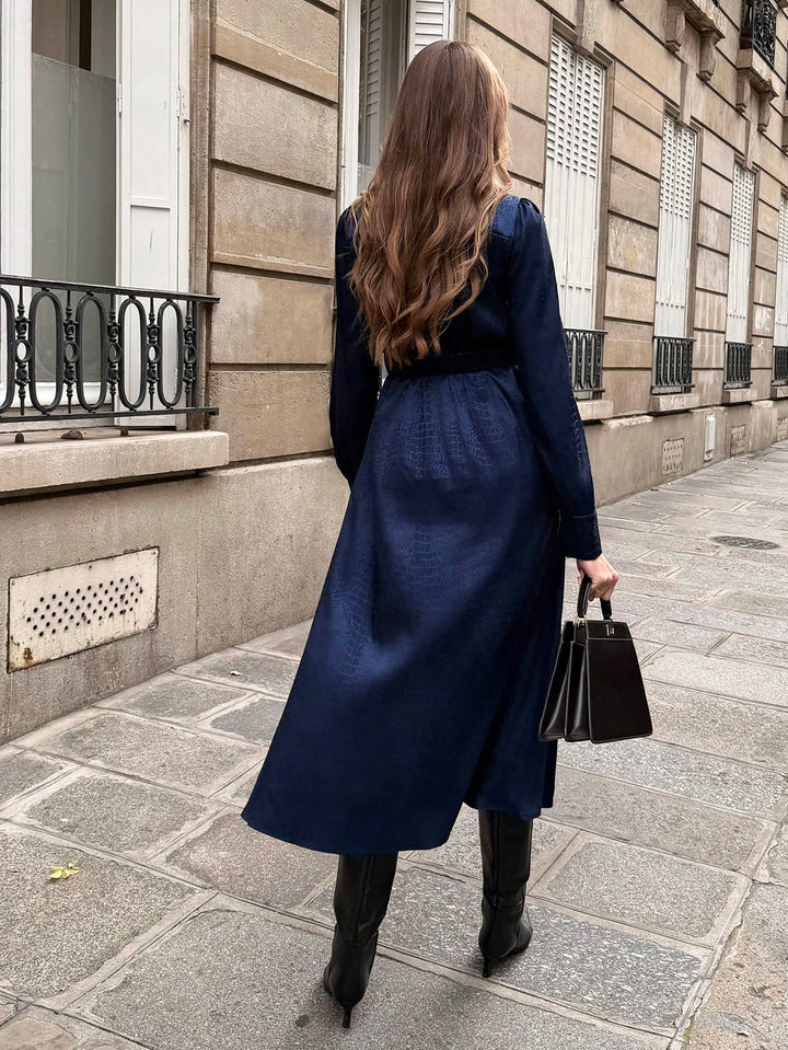 SHEIN maxi ruha, kék