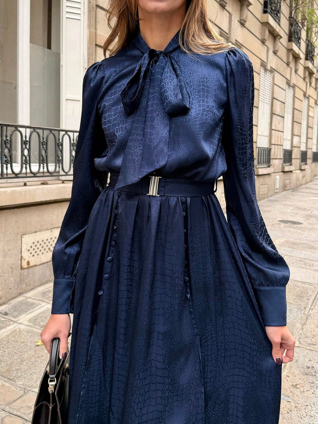 SHEIN maxi ruha, kék