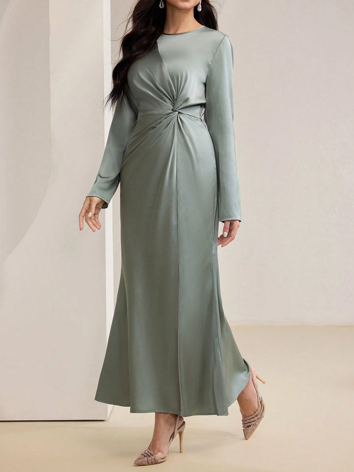 Rochie maxi SHEIN, verde