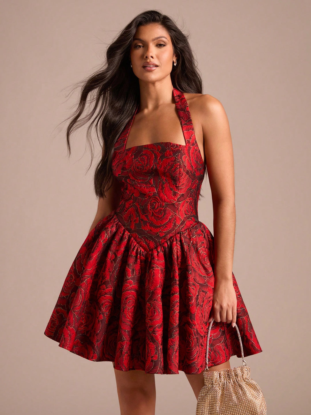 Rochie mini SHEIN, vișiniu