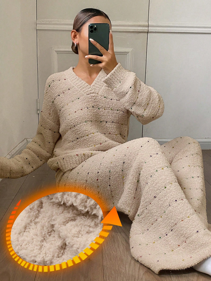 Set pijamale SHEIN, kaki