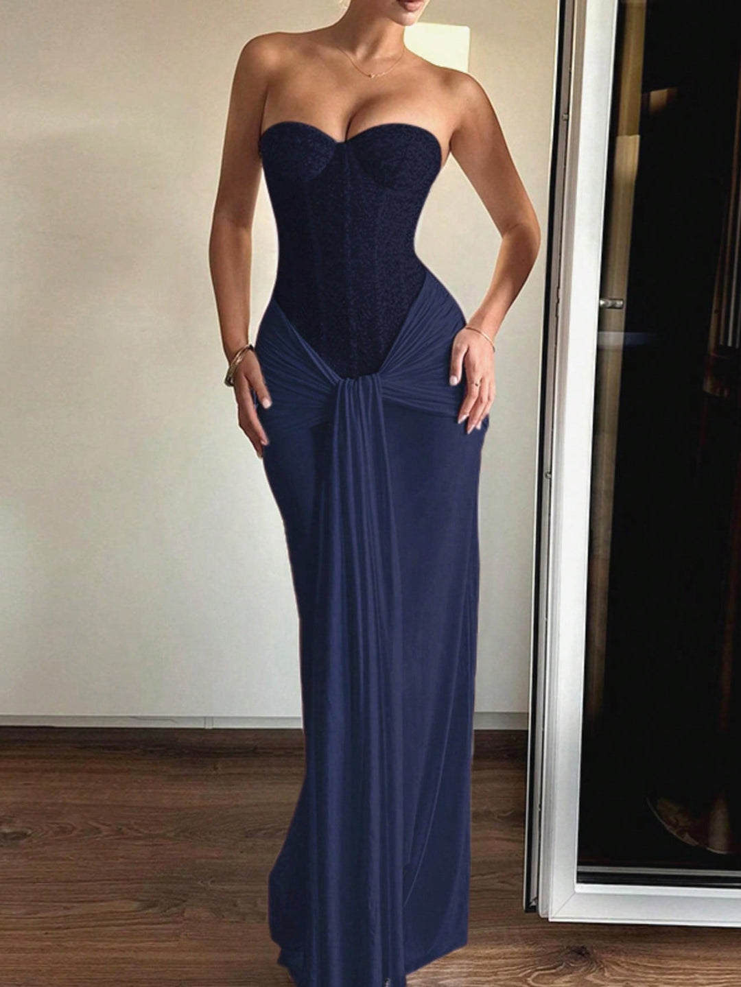 Rochie maxi SHEIN, albastru