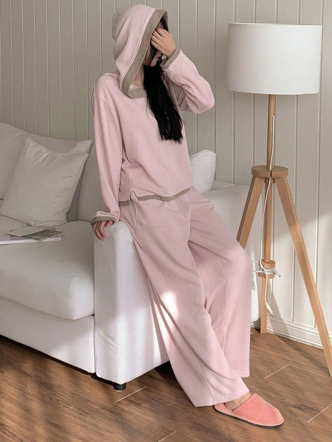 Set pijamale SHEIN, gri