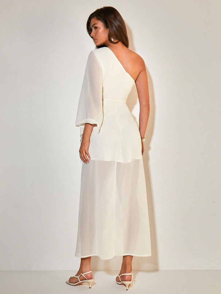 Rochie maxi SHEIN, alb