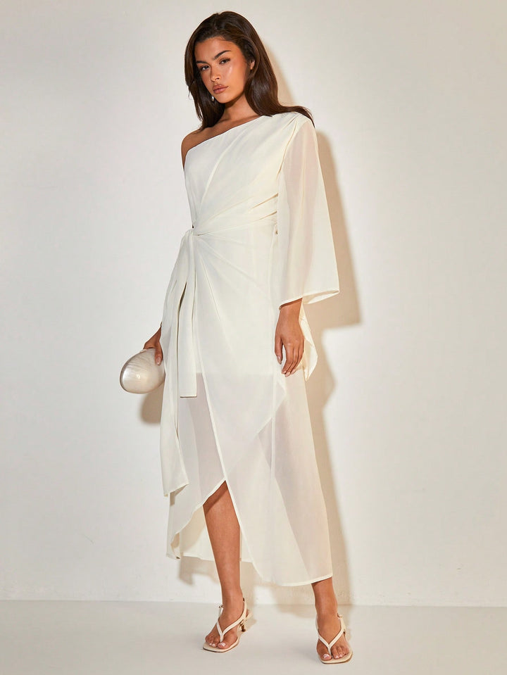 Rochie maxi SHEIN, alb