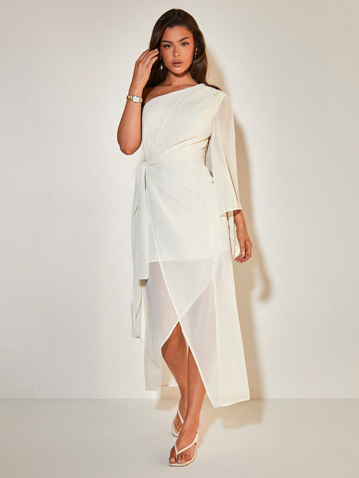 Rochie maxi SHEIN, alb