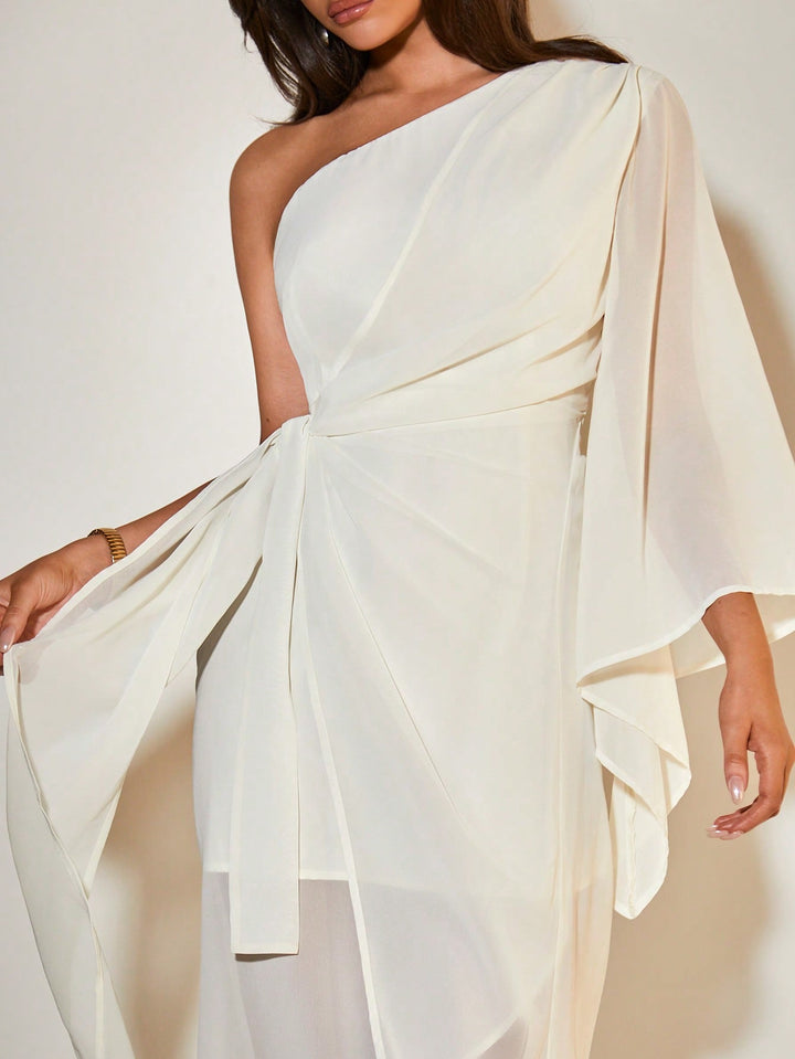 Rochie maxi SHEIN, alb