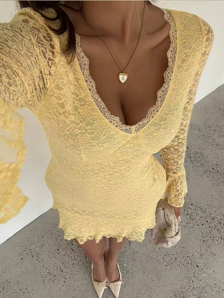 Rochie scurtă SHEIN, galben