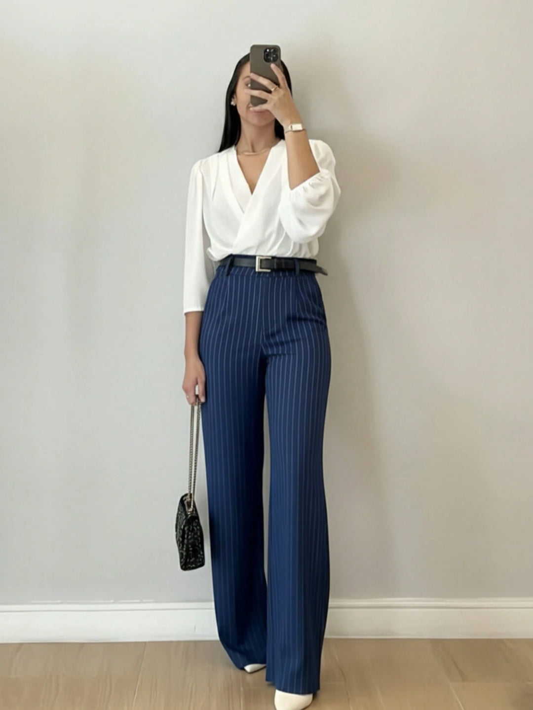 Pantaloni SHEIN, albastru