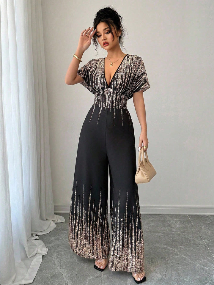 SHEIN Playsuit, fekete