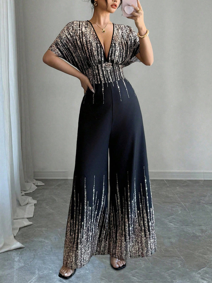 SHEIN Playsuit, fekete