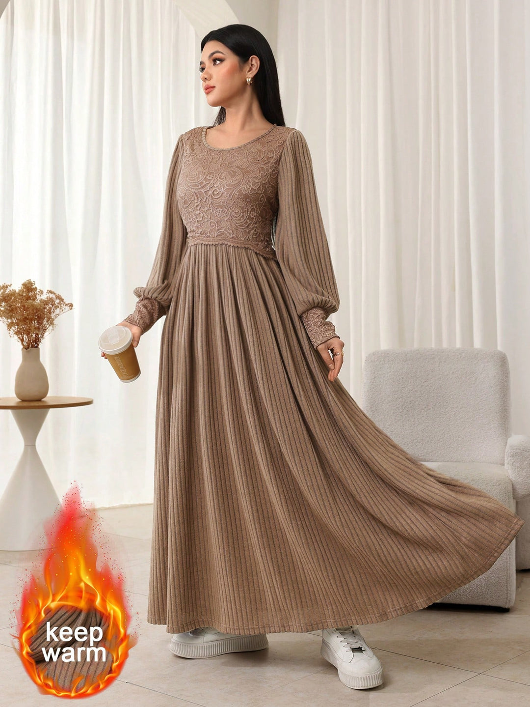 Rochie SHEIN, maro