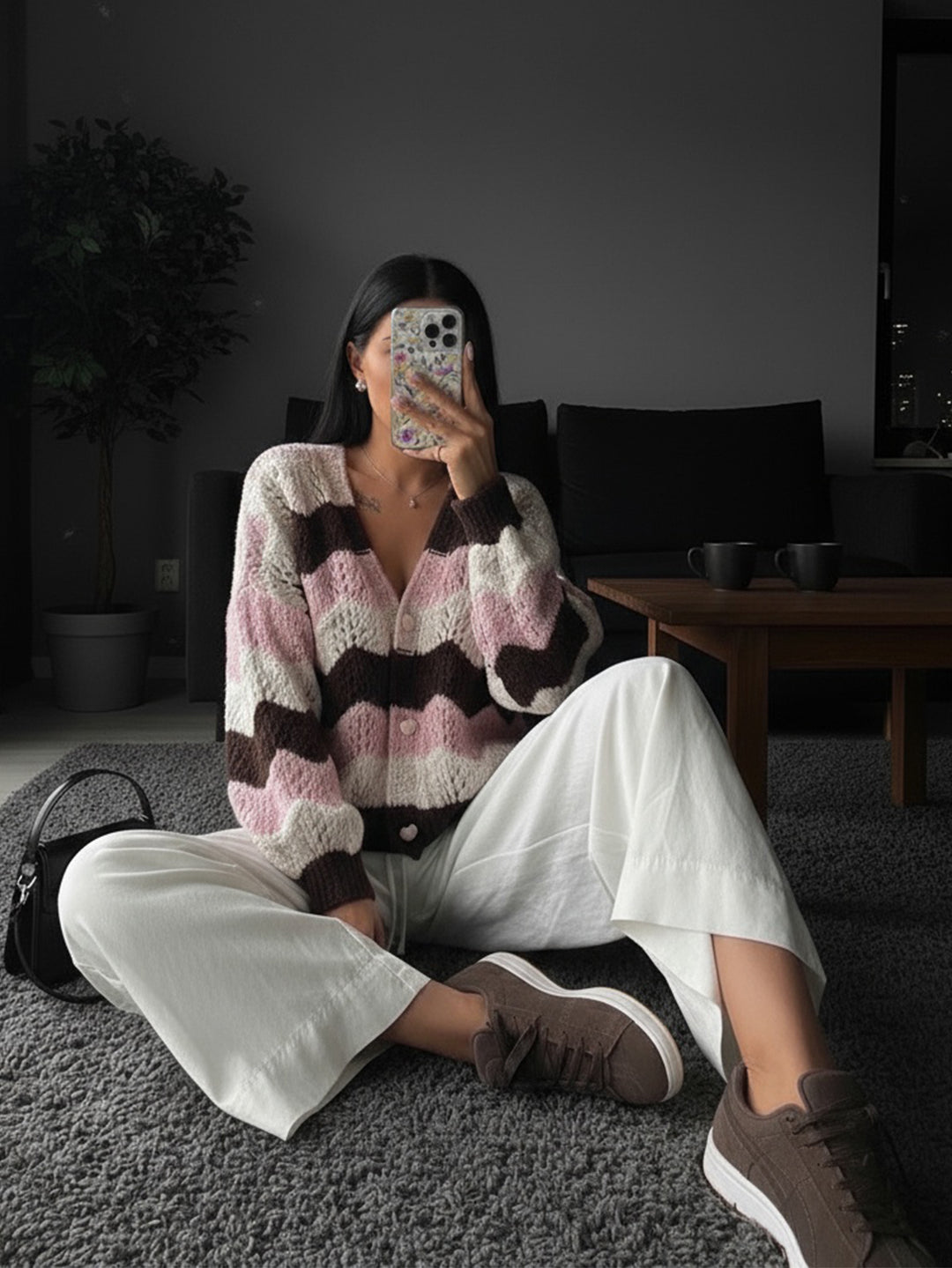Cardigan SHEIN, roz