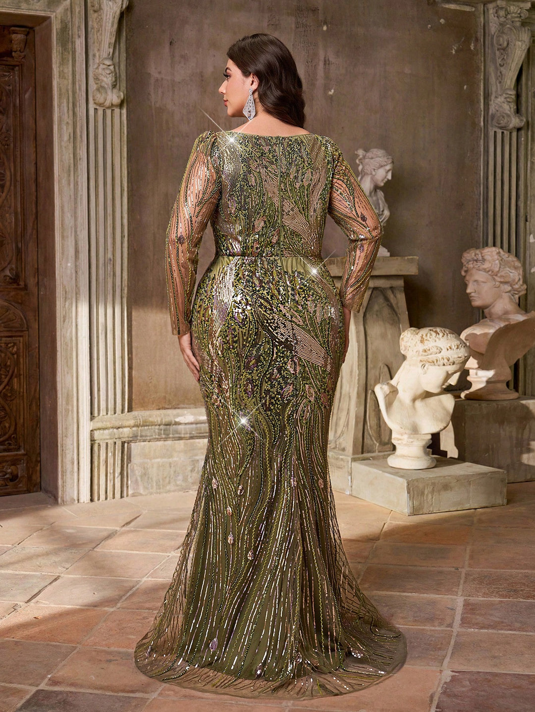 Rochie SHEIN, verde