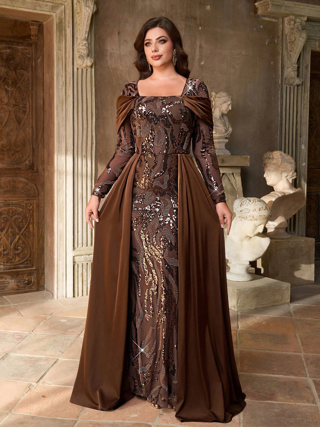 Rochie SHEIN, maro