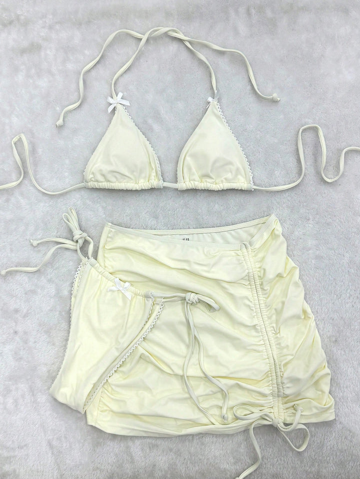 Set bikini SHEIN, bej