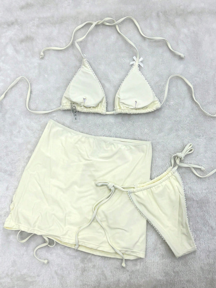 Set bikini SHEIN, bej
