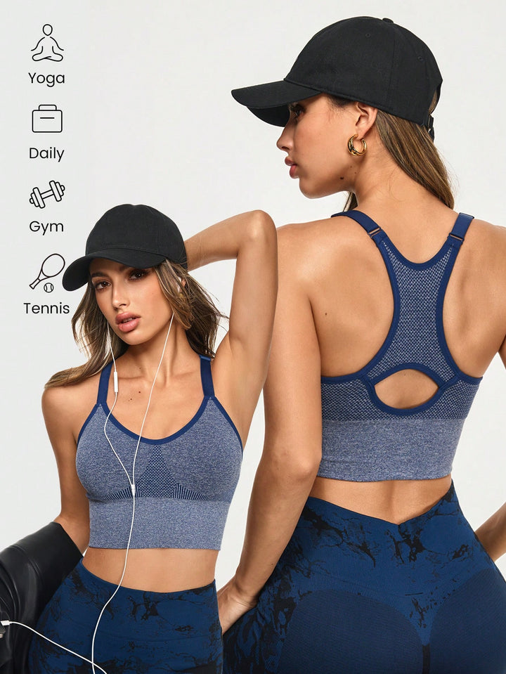 SHEIN sportmelltartó, kék