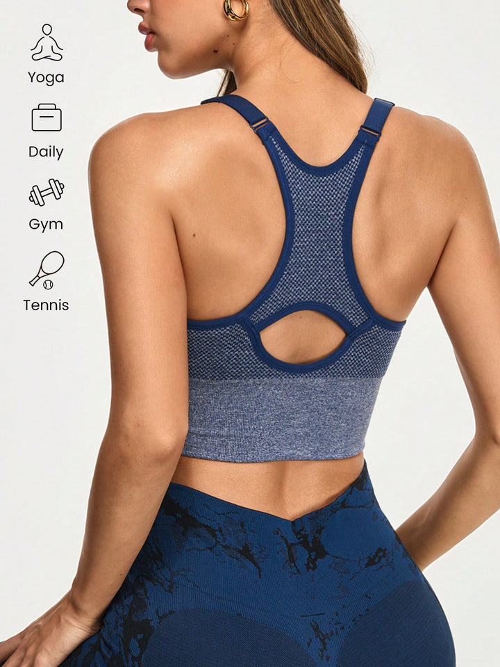 SHEIN sportmelltartó, kék