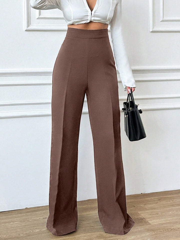 Pantaloni SHEIN, maro
