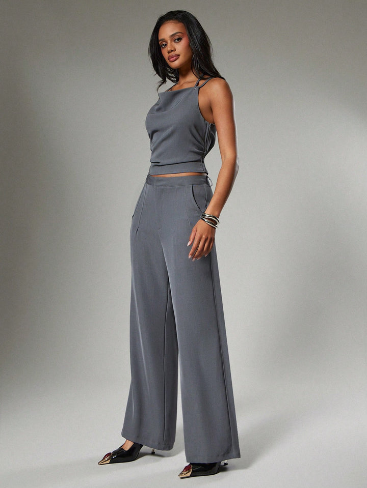Pantaloni SHEIN, gri