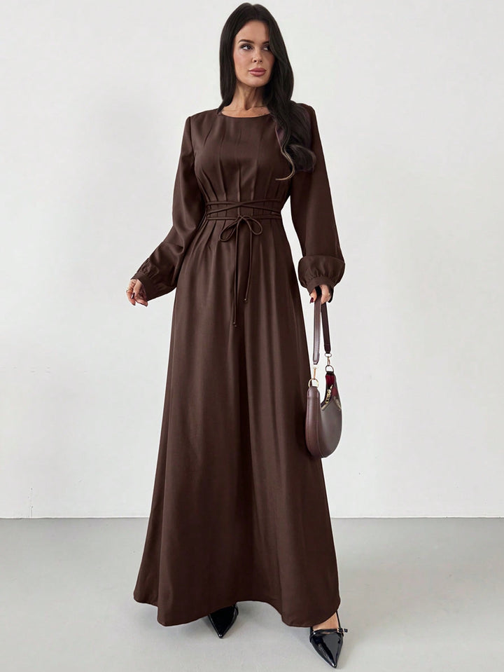 Rochie maxi SHEIN, maro