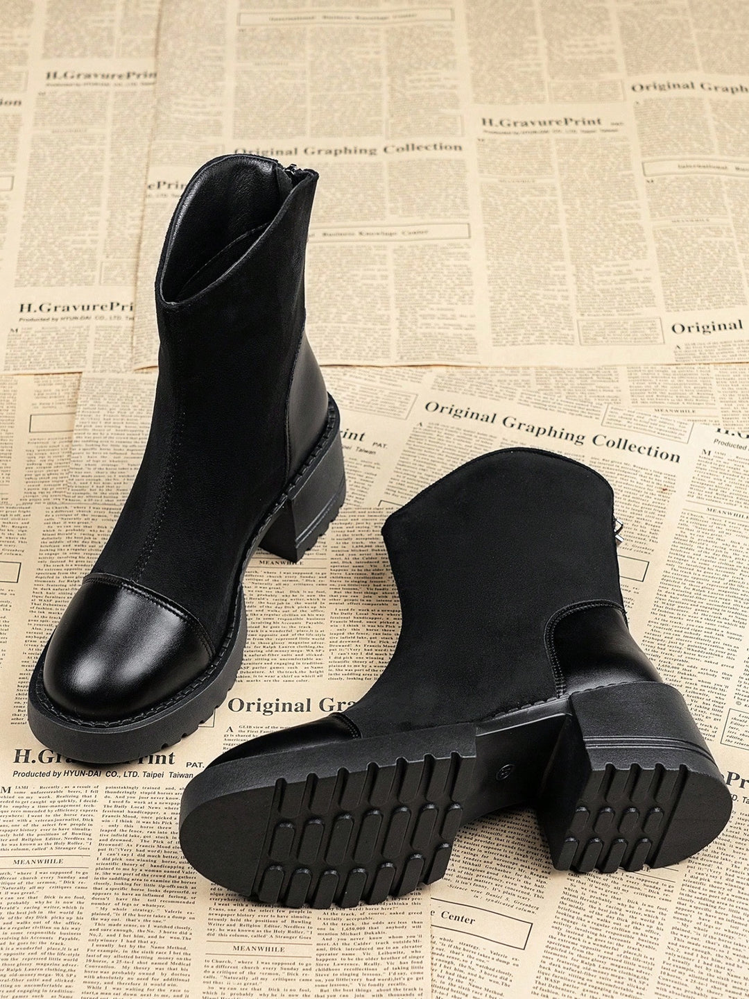 SHEIN Bokacsizma, fekete