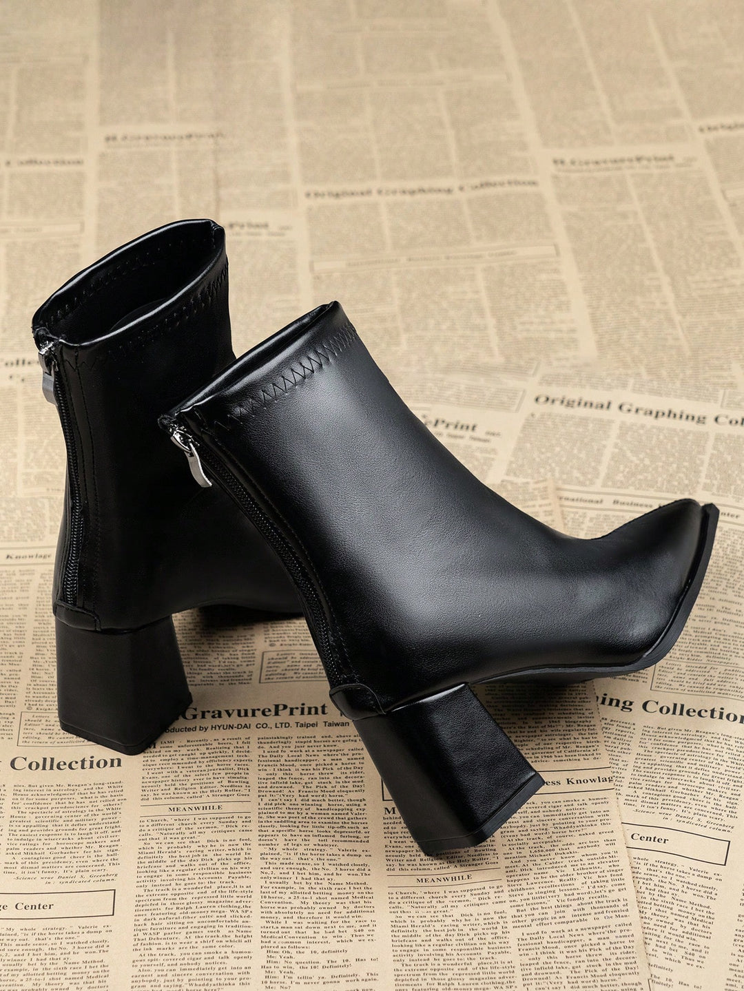 Botine SHEIN, negru