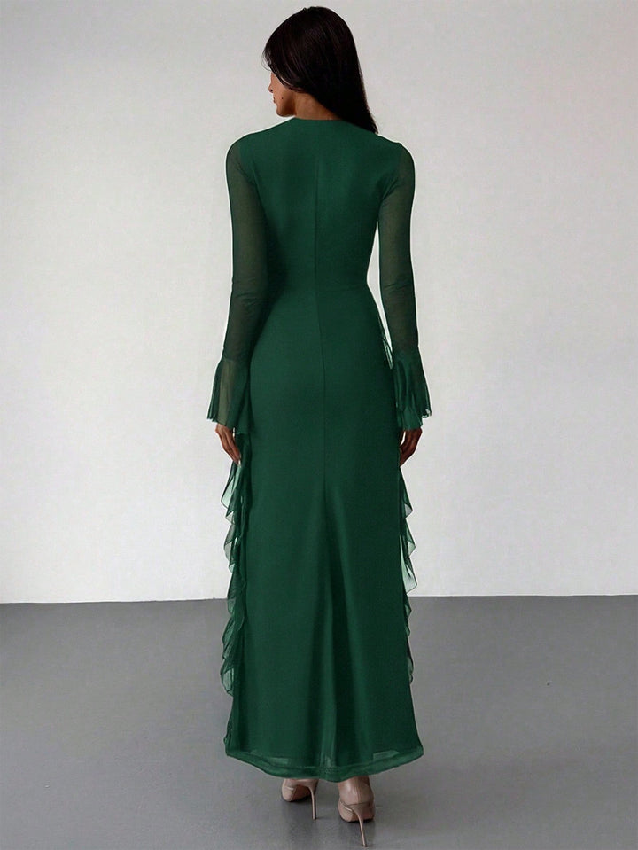 Rochie maxi SHEIN, verde