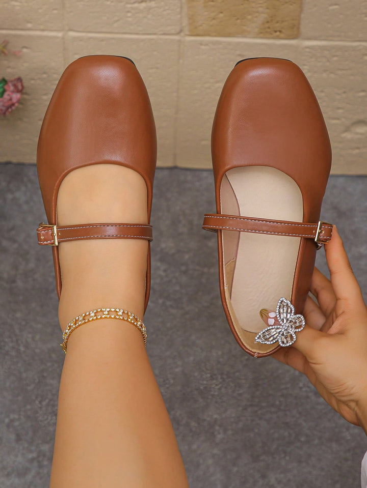 Pantofi SHEIN, maro