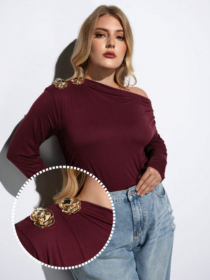 Body SHEIN, vișiniu