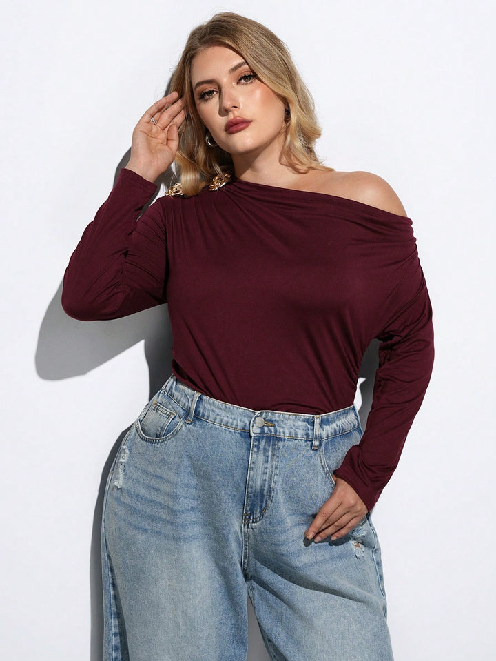 Body SHEIN, vișiniu