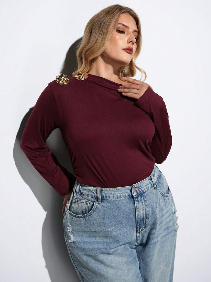 Body SHEIN, vișiniu
