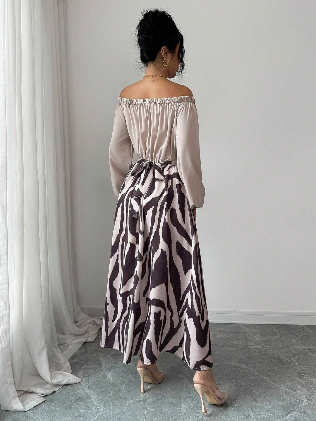 Rochie maxi SHEIN, mix culori