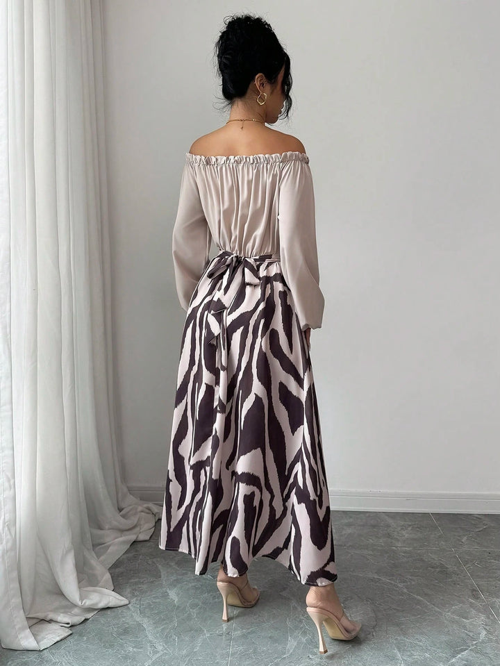 Rochie maxi SHEIN, mix culori